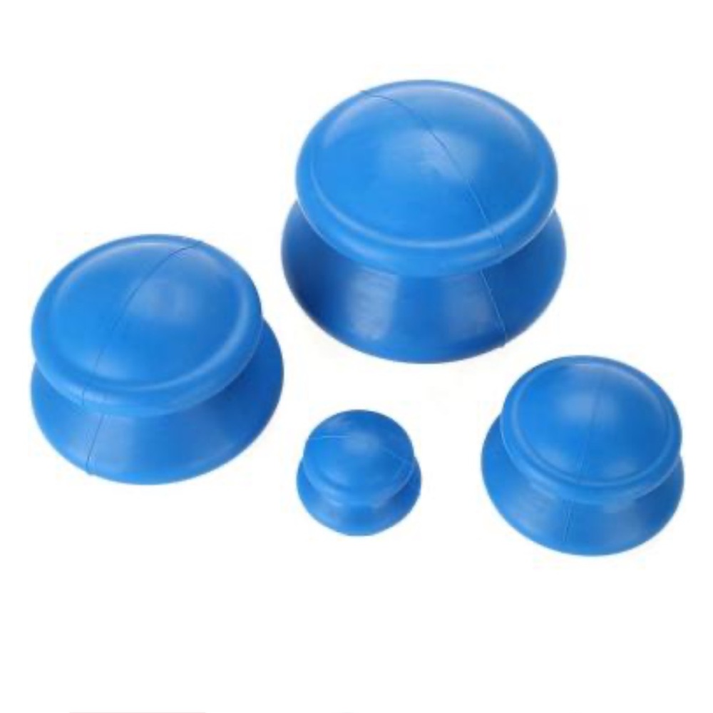 Massage Cups Cupping for Body 4pcs Chinese Silicone Cupping Set
